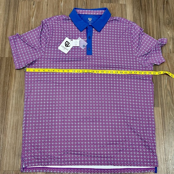 Graham Luxe Men’s XXL Short Sleeve Golf Polo - Picture 4 of 9